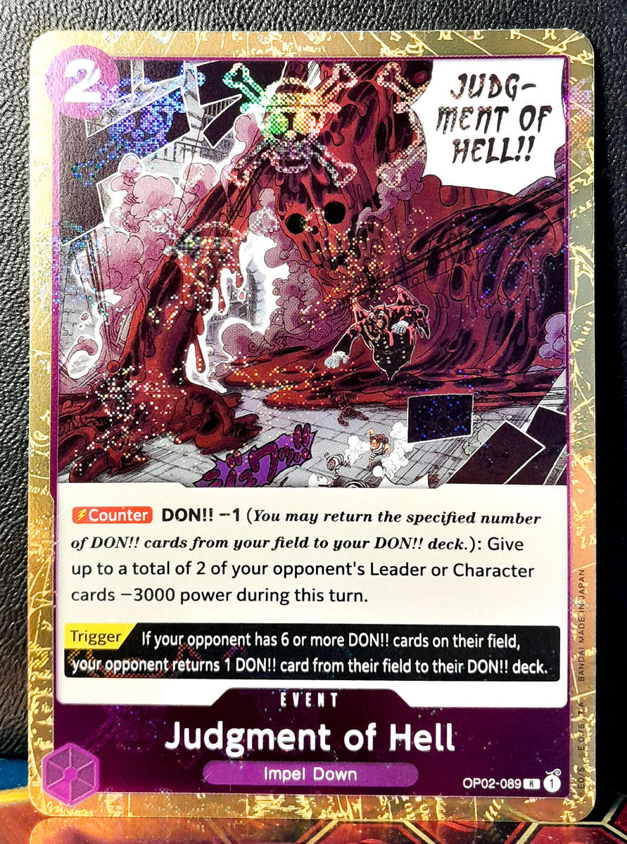 One Piece Trading Card Game - Judgement of Hell OP02-089 - PIRATE HOLO FOIL - Uncommon - NM