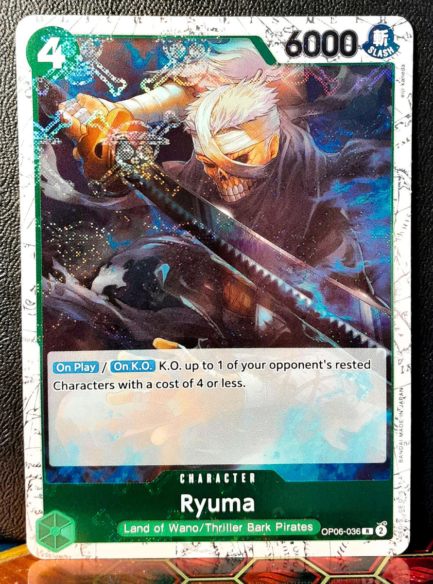One Piece Trading Card Game - Ryuma OP06-036 - PIRATE HOLO FOIL - NM
