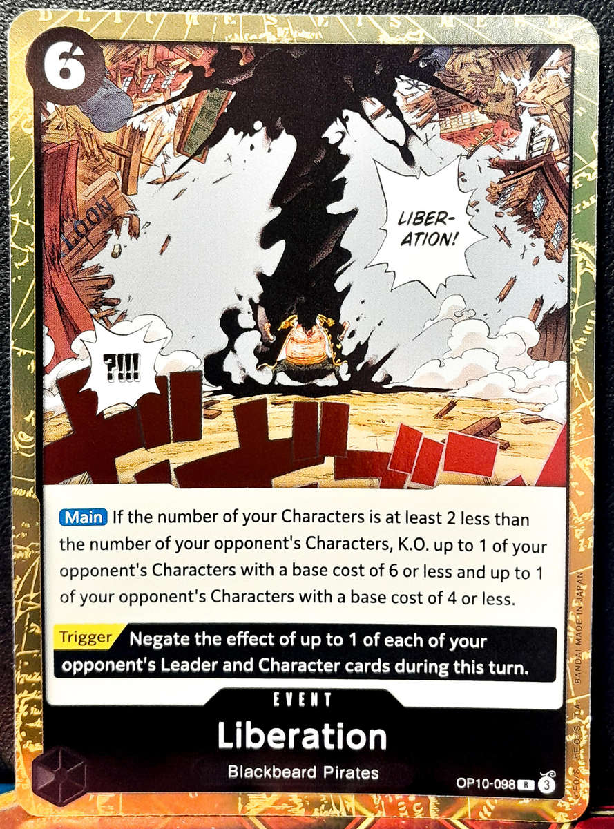One Piece Trading Card Game - Liberation OP10-098 - GOLD HOLO FOIL - NM