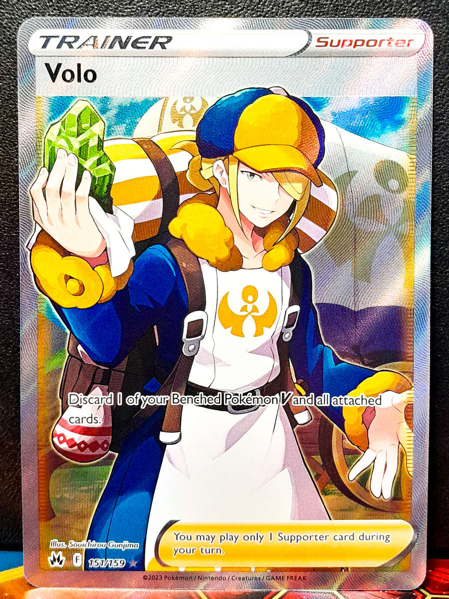 Pokemon Card - Volo 151/159 - Holofoil Full Art - Crown Zenith NM