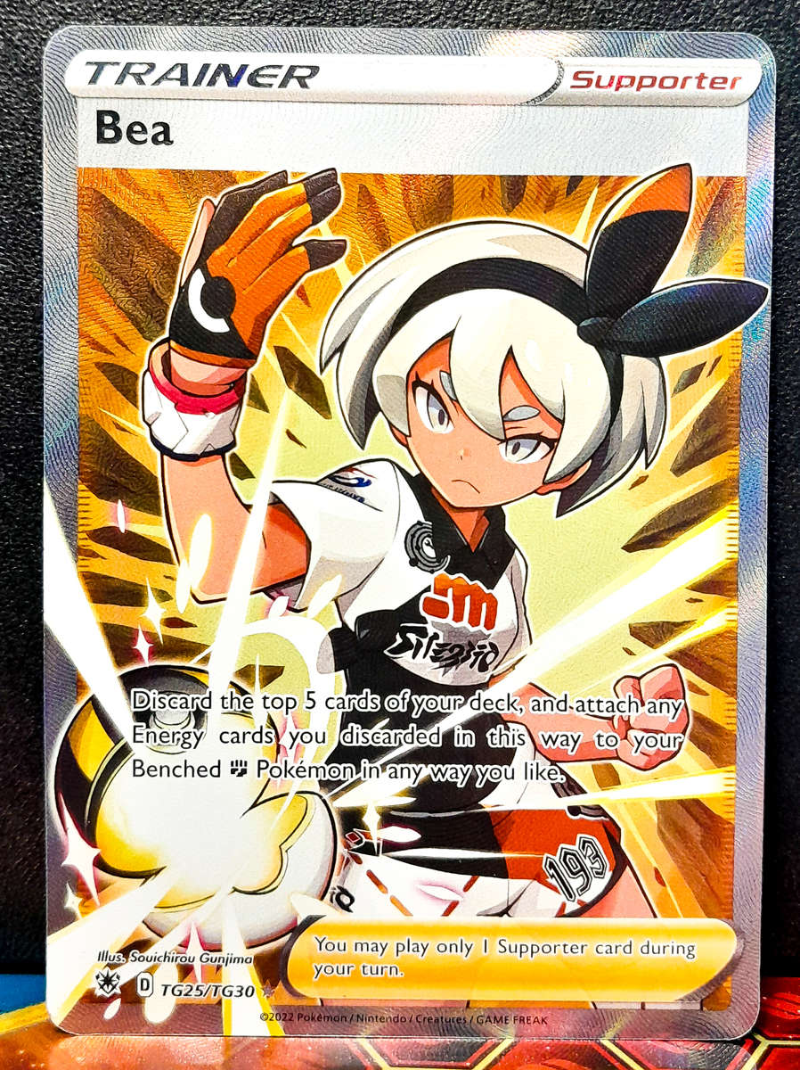 Pokemon Card - Bea TG25/TG30 - Trainer Gallery - Textured Full Art Trainer - Astral Radiance NM