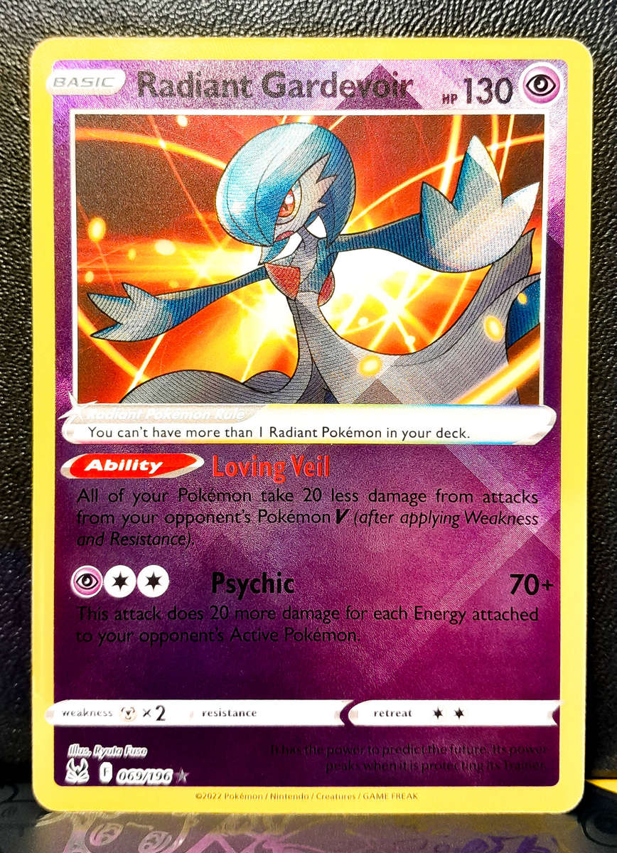 Pokemon Card - Radiant Gardevoir 069/196 - Textured Holofoil - Lost Origin NM