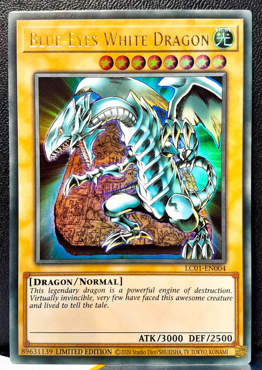 Yu-Gi-Oh! Card - Blue Eyes White Dragon LC01-EN004 - Legendary Collection - NM