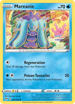 Pokemon Card - Mareanie 051/189 - Common - Darkness Ablaze - NM