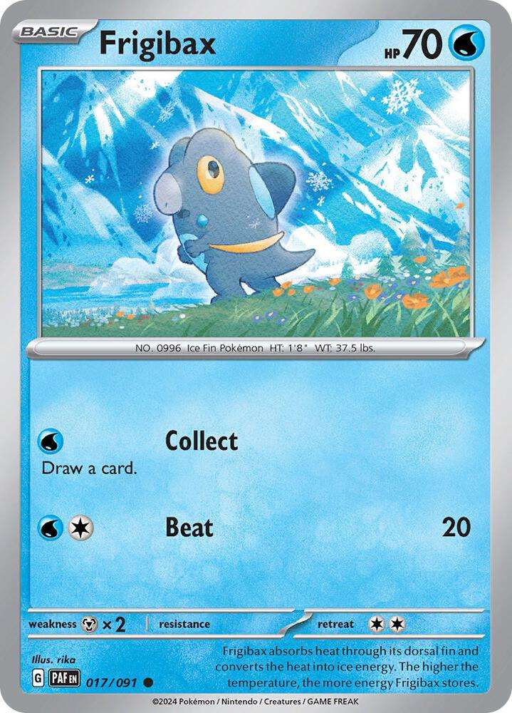 Pokemon Card - Frigibax 057/193 - Common - Paldea Evolved NM