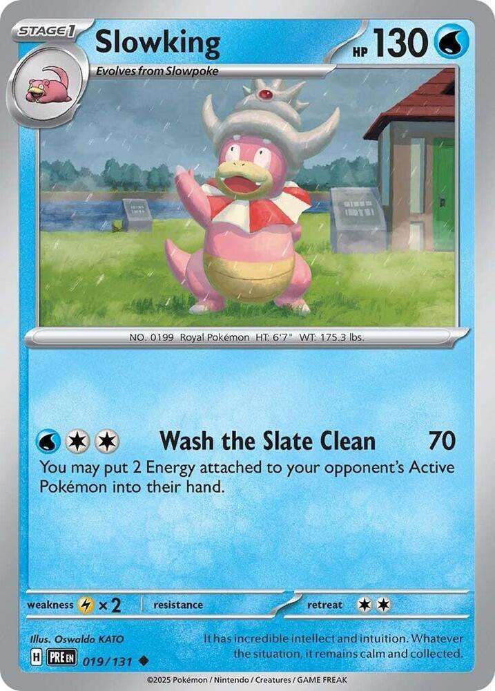 Pokemon Card - Slowking 019/131 - Uncommon - Prismatic Evolutions  NM