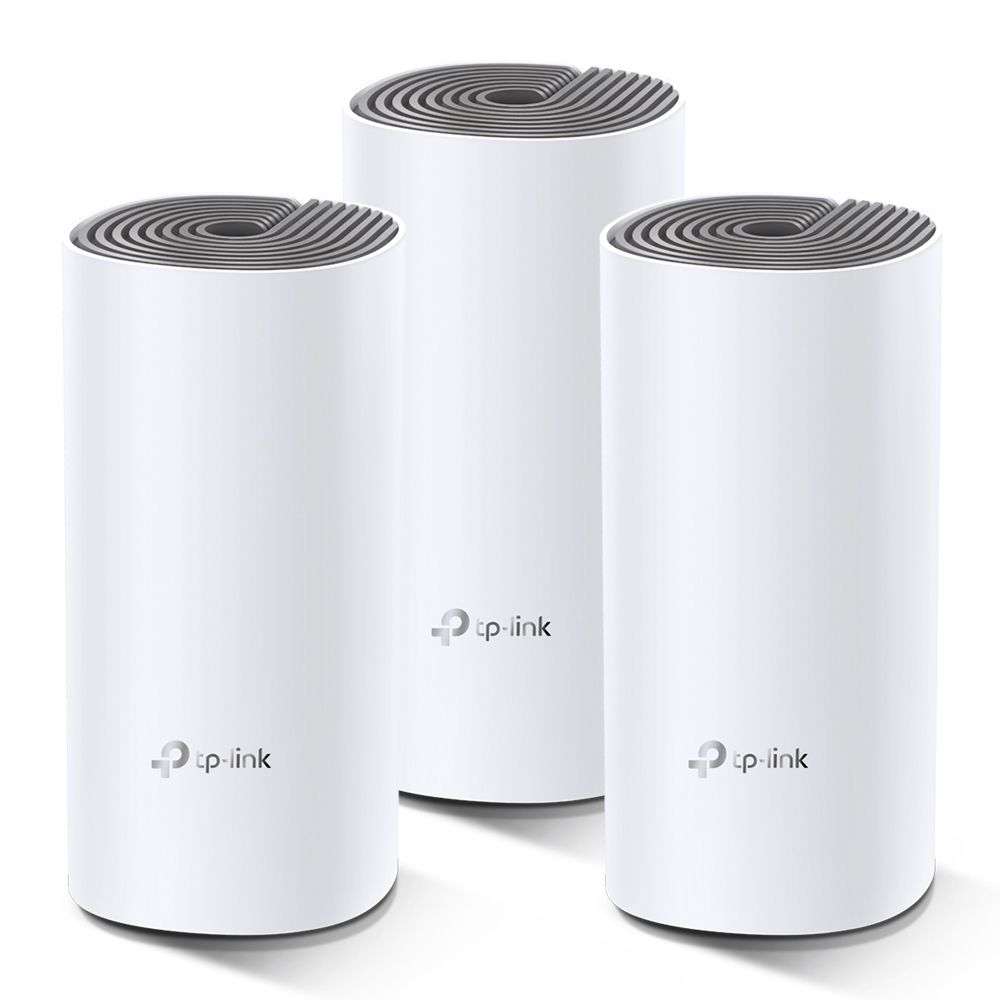 Tp-Link Deco E4 3 Pack AC1200 Whole Home Wifi System 2 x 10/100 Lan
