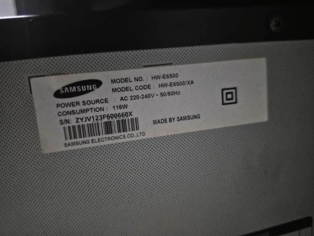 Samsung HW-E6500 Home audio system