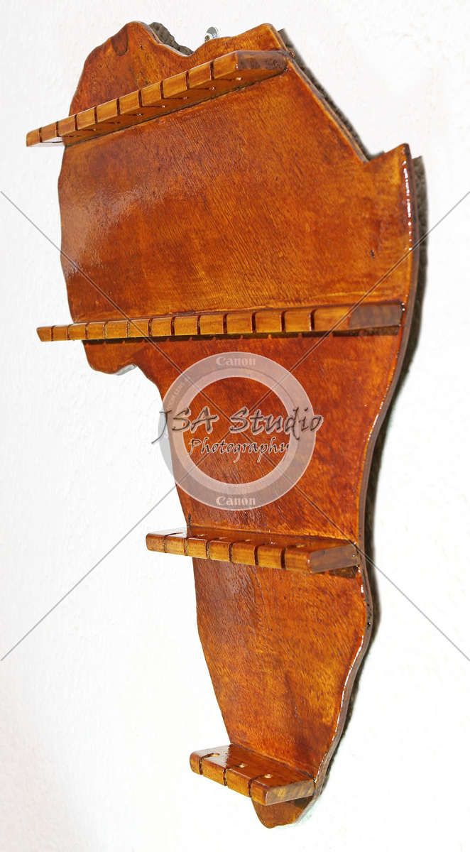 Wooden Africa Souvenir Spoon Rack