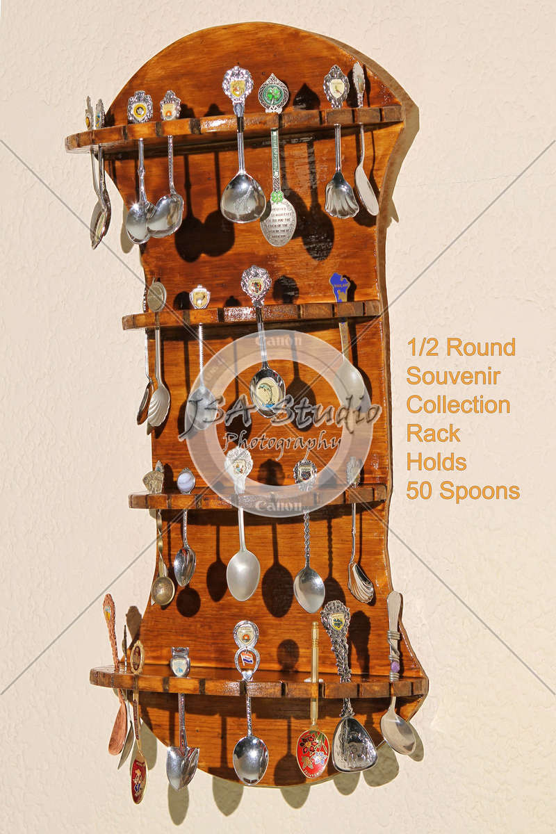 1/2 Round Souvenir Spoon Rack