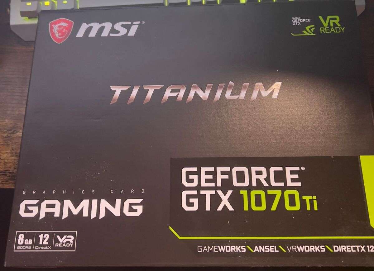 MSI Geforce GTX 1070 Ti Titanium