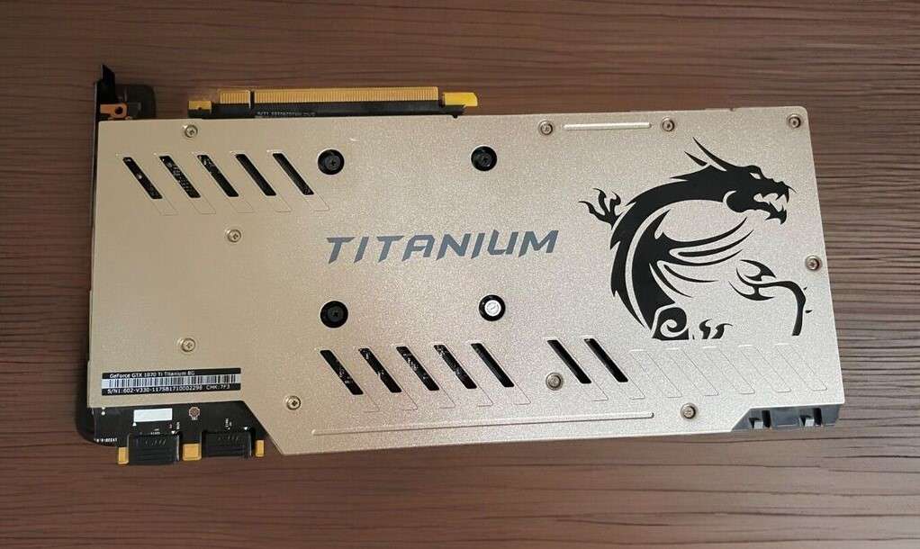 MSI Geforce GTX 1070 Ti Titanium
