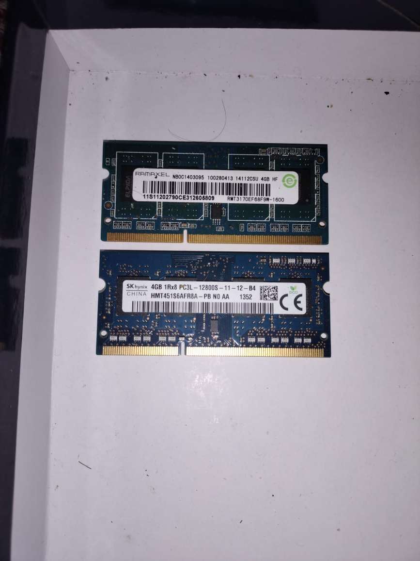 DDR Laptop Ram 4Gb x 2