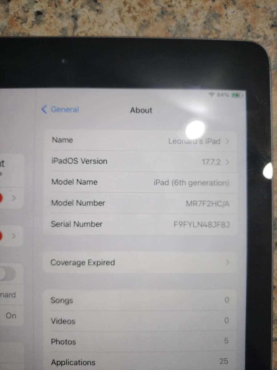 iPad WiFi 6th Gen