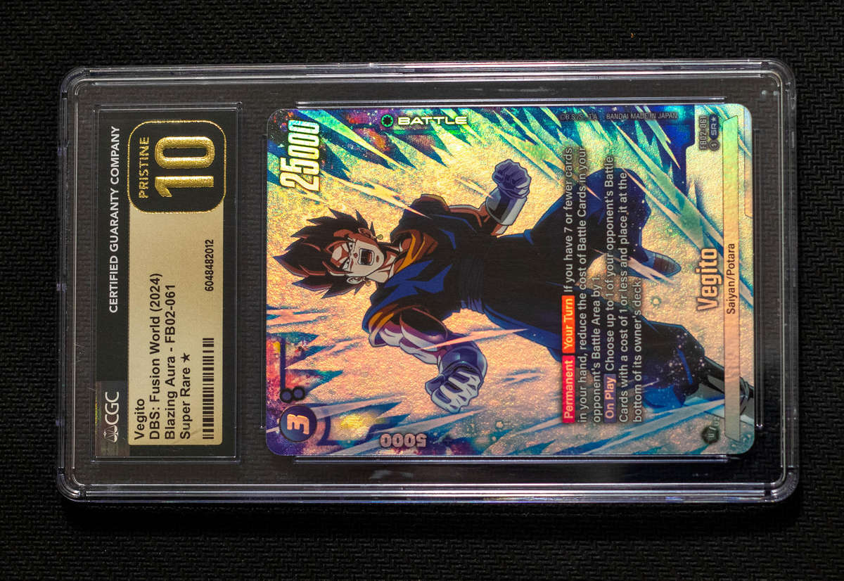 CGC 10 Pristine - Vegito (Super Rare X) - DBS Fusion World 2024 - FB02-061