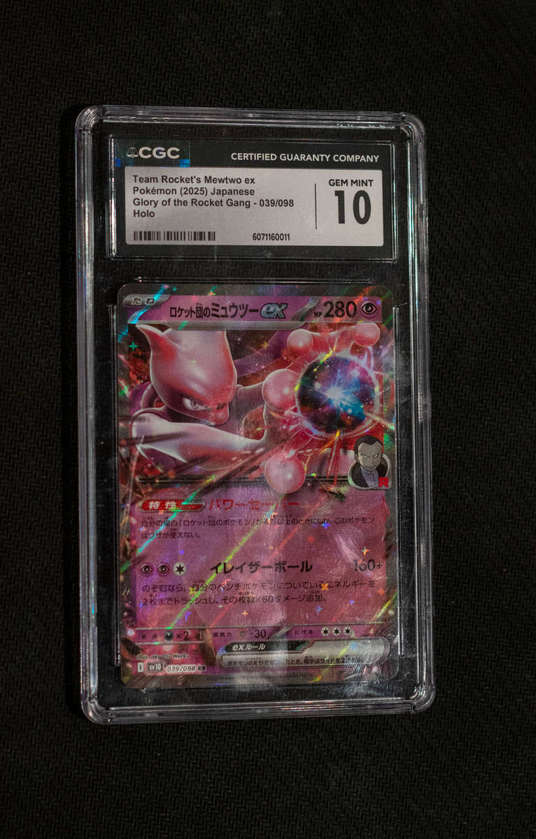 2025 Pokemon Japanese SV Glory Of The Rocket Gang Team Rocket's Mewtwo ex CGC 10