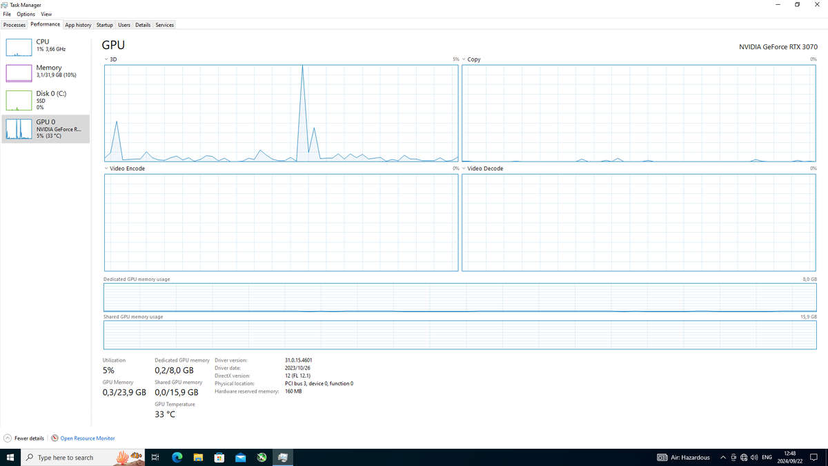 RTX 3070 with RYZEN 7 5800 X3D complete pc