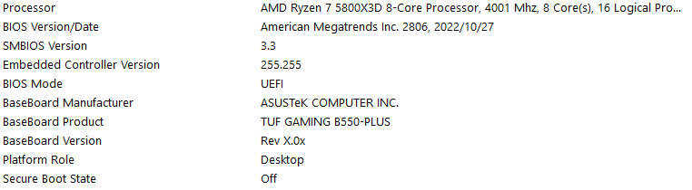 RTX 3070 with RYZEN 7 5800 X3D complete pc