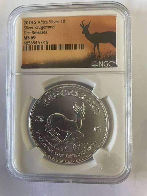 2018 Silver Krugerrand MS69