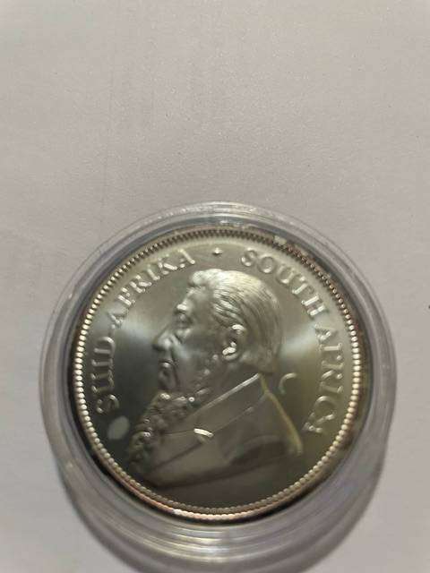 2018 Silver Krugerrand in capsule