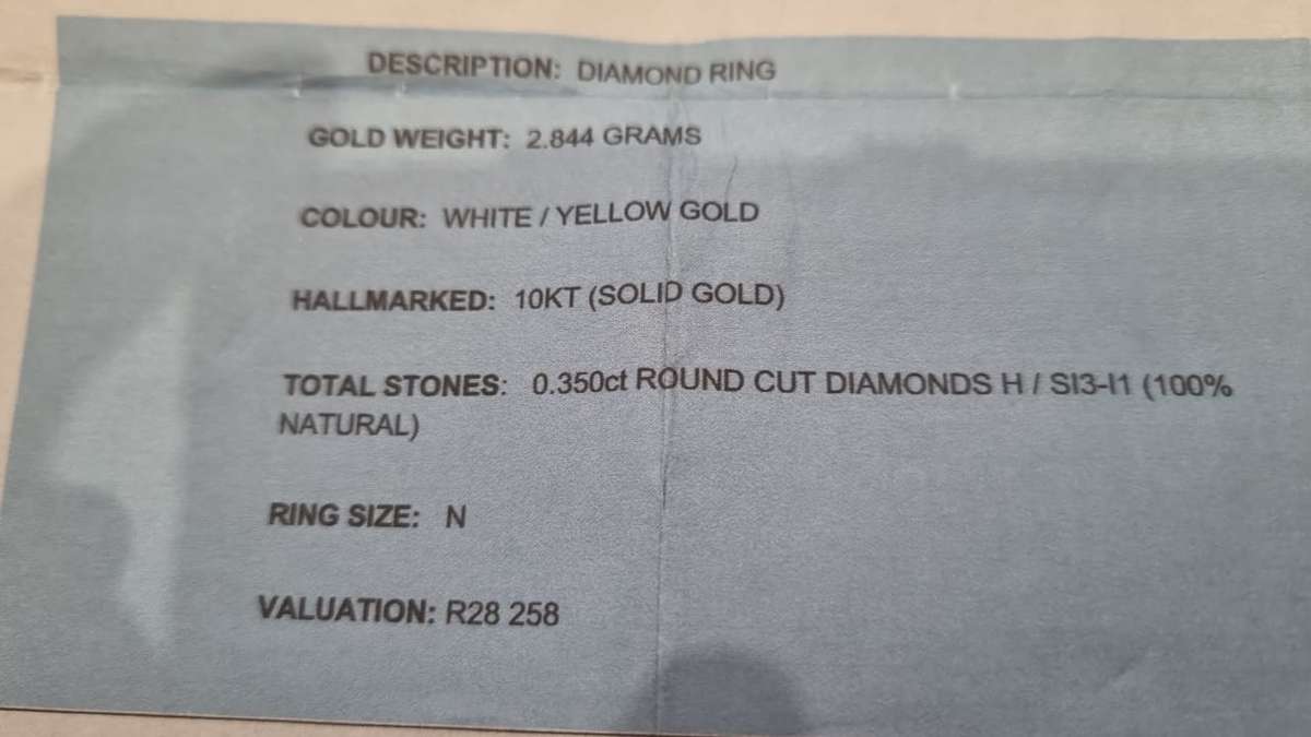 DESIGNER PIECE [0.350ct] DIAMOND RING [WHITE  GOLD]