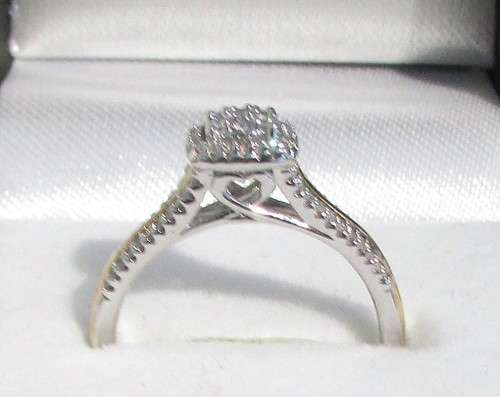 DESIGNER PIECE [0.350ct] DIAMOND RING [WHITE  GOLD]