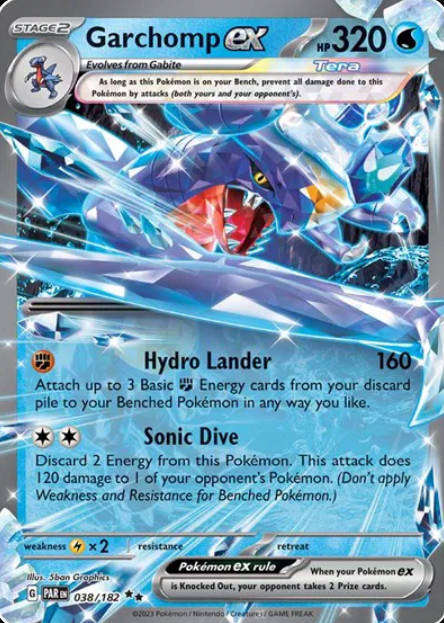 Pokemon Cards - Garchomp ex 038/182