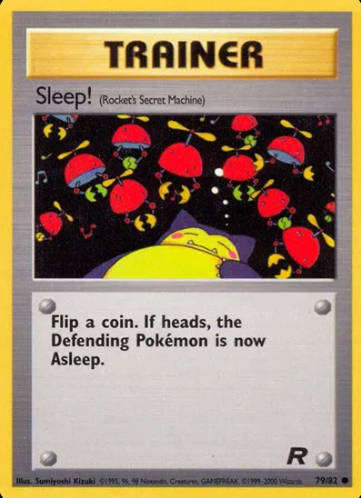 Pokemon Cards - Sleep! 79/82