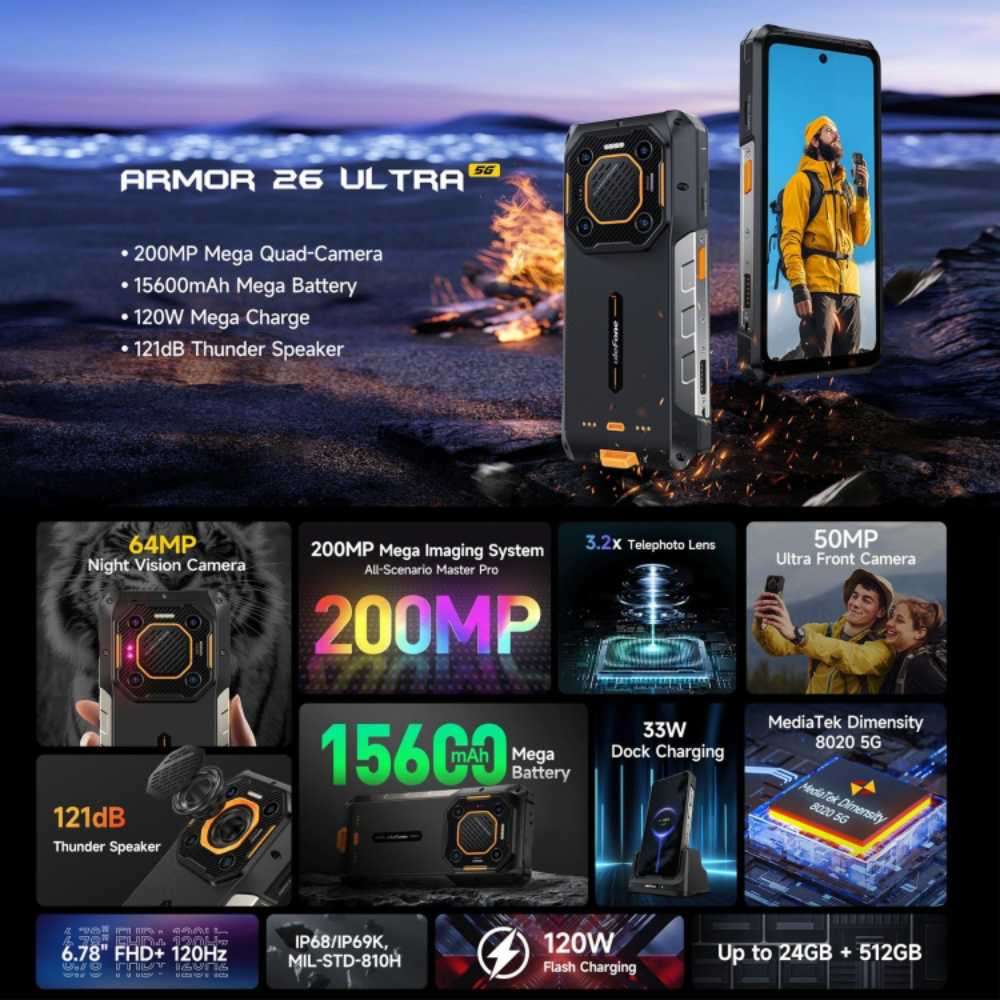ULEFONE Armor 26 ULTRA - Monster Phone