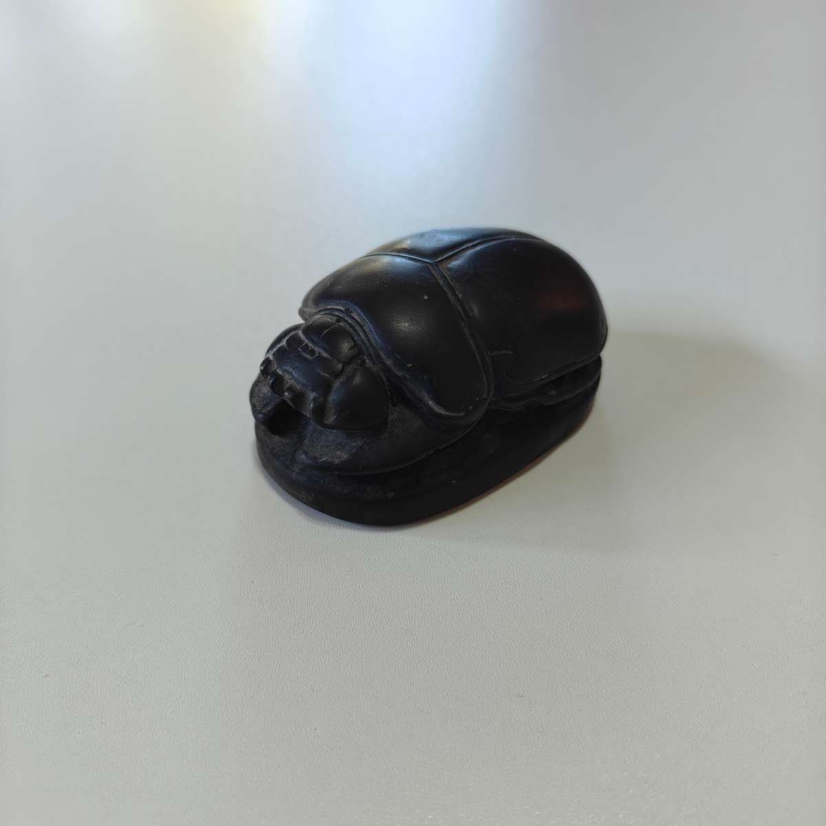 Vintage Egyptian Handmade Carved Scarab Beetle