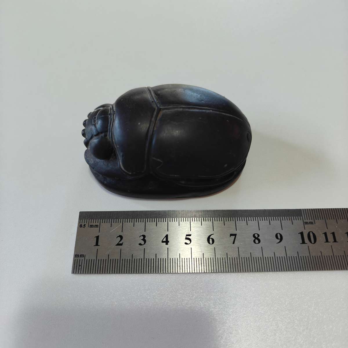 Vintage Egyptian Handmade Carved Scarab Beetle