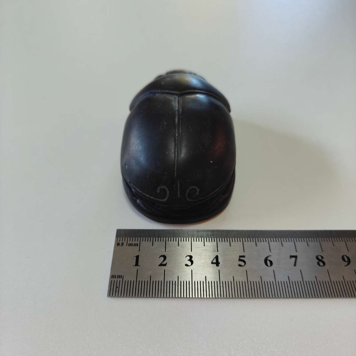 Vintage Egyptian Handmade Carved Scarab Beetle