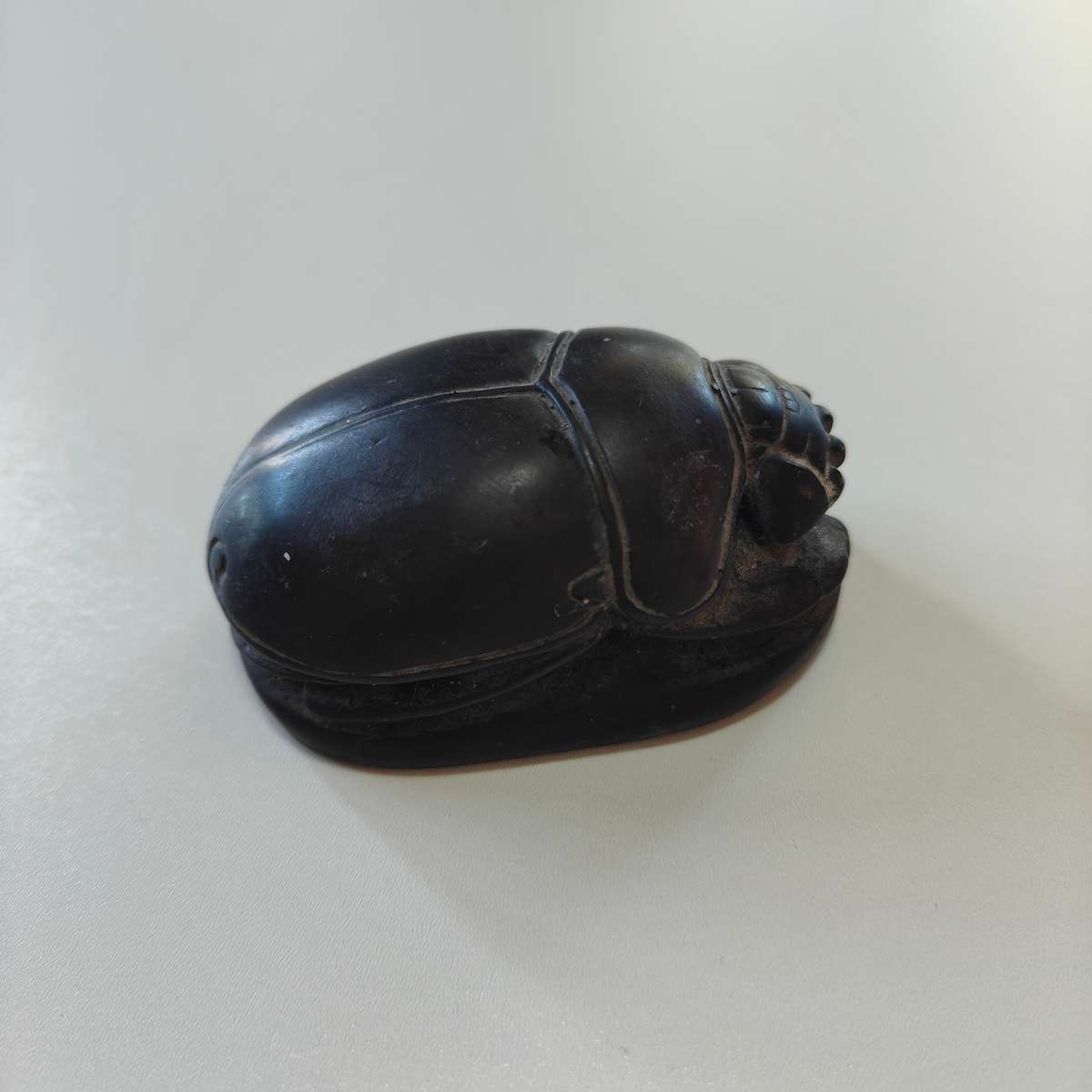 Vintage Egyptian Handmade Carved Scarab Beetle