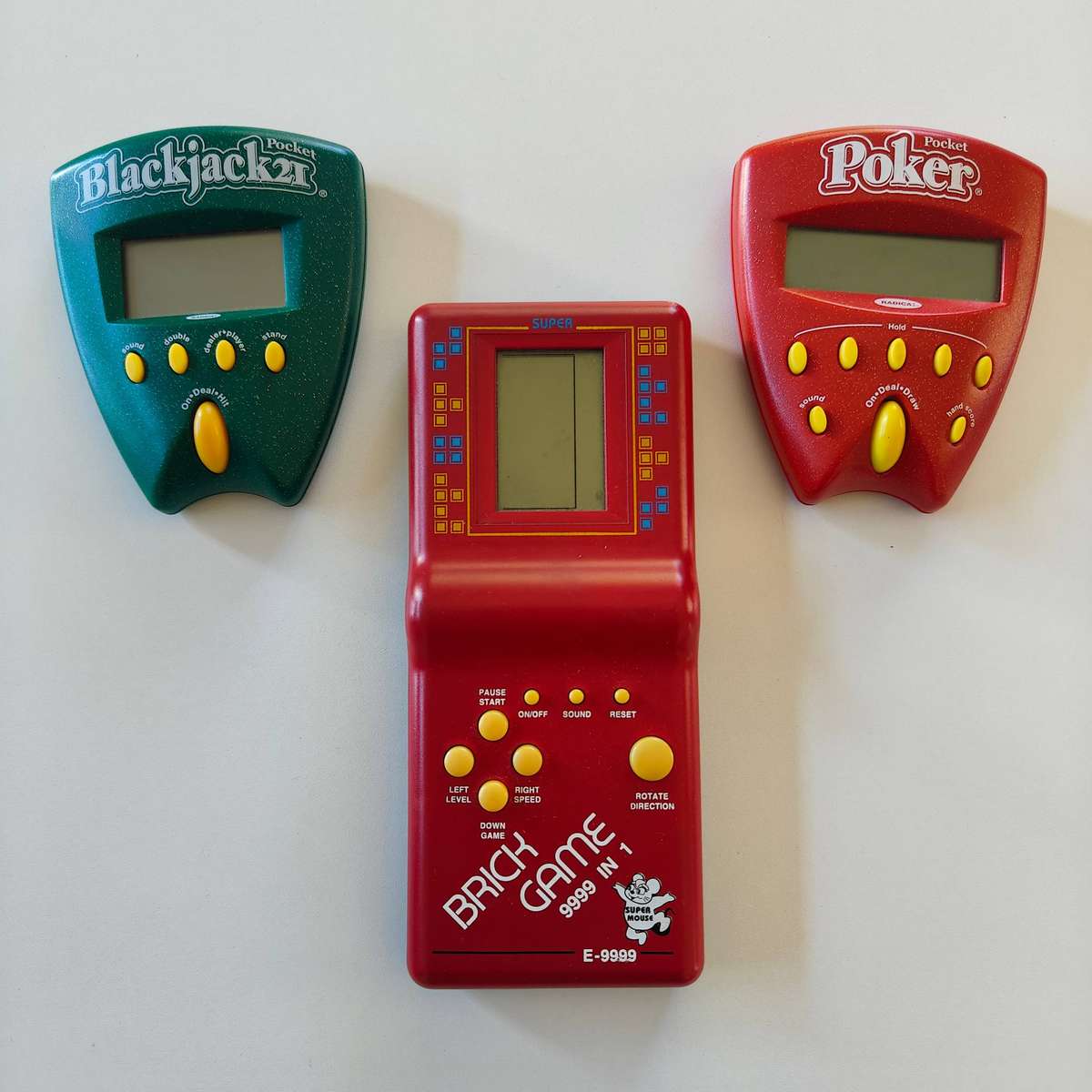 Handheld Games X 3 - 2 RADICA AND 1 OTHER - ONE BID FOR ALL