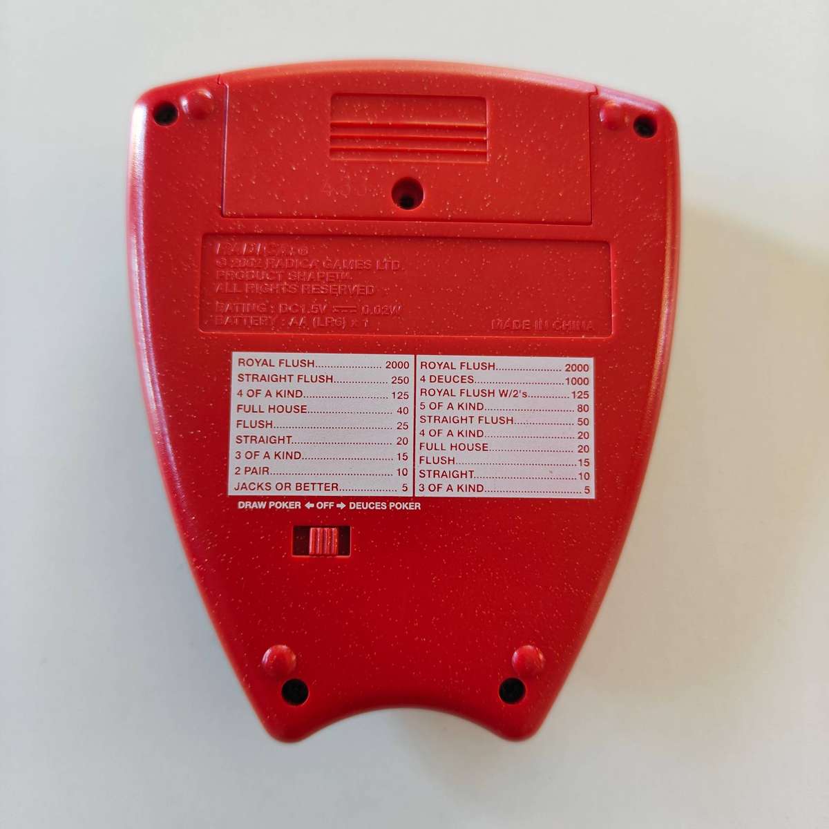 Handheld Games X 3 - 2 RADICA AND 1 OTHER - ONE BID FOR ALL