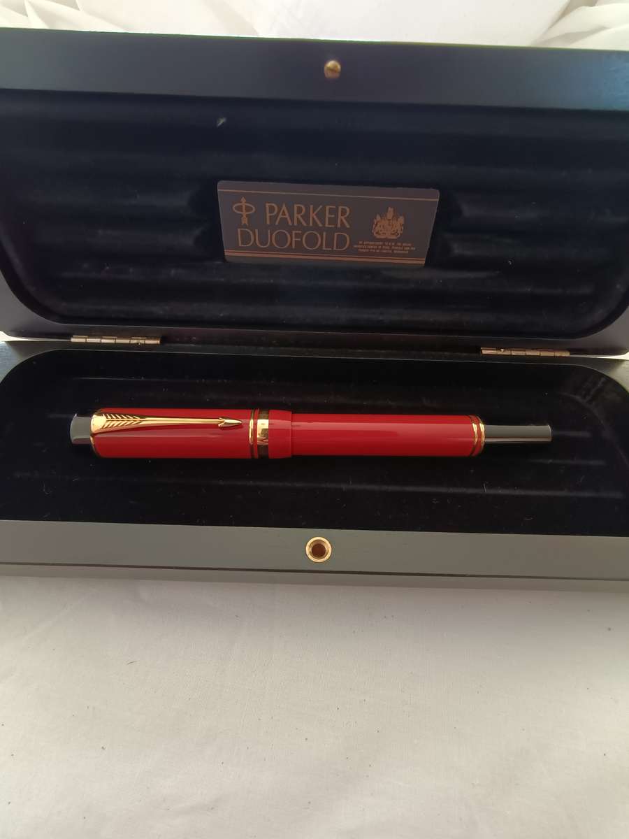 VINTAGE Parker DUOFOLD Centennial Rollerball Pen Great Condition