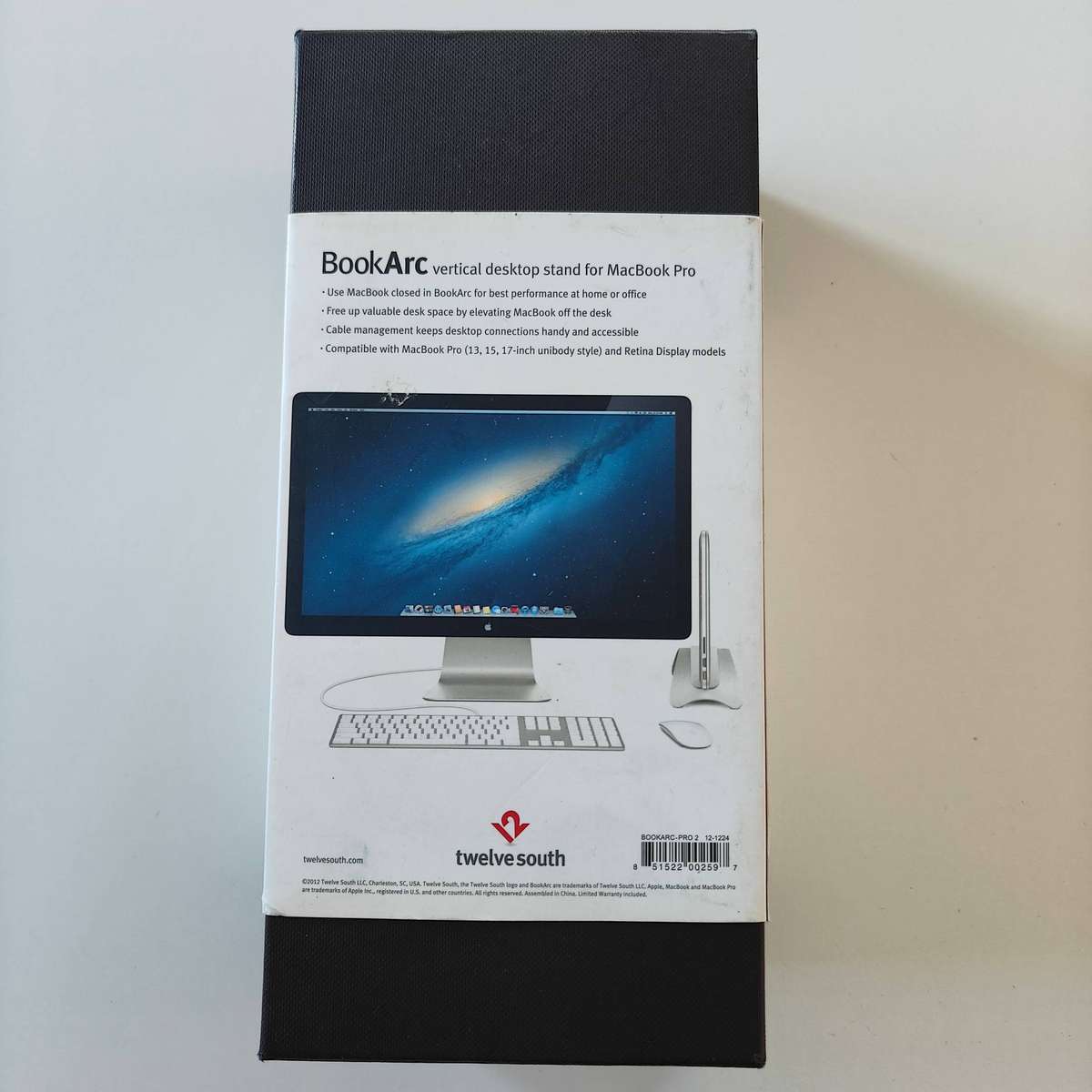 VERTICAL DESKTOP STAND FOR MACBOOK - BookArc by twelve south