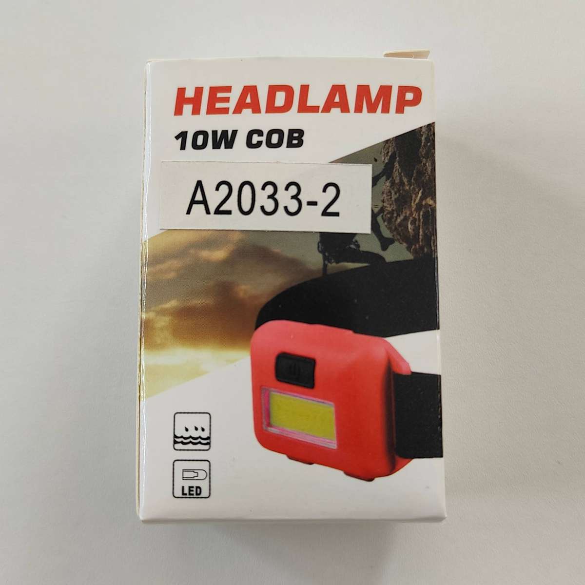 LED Headlamp with Batteries