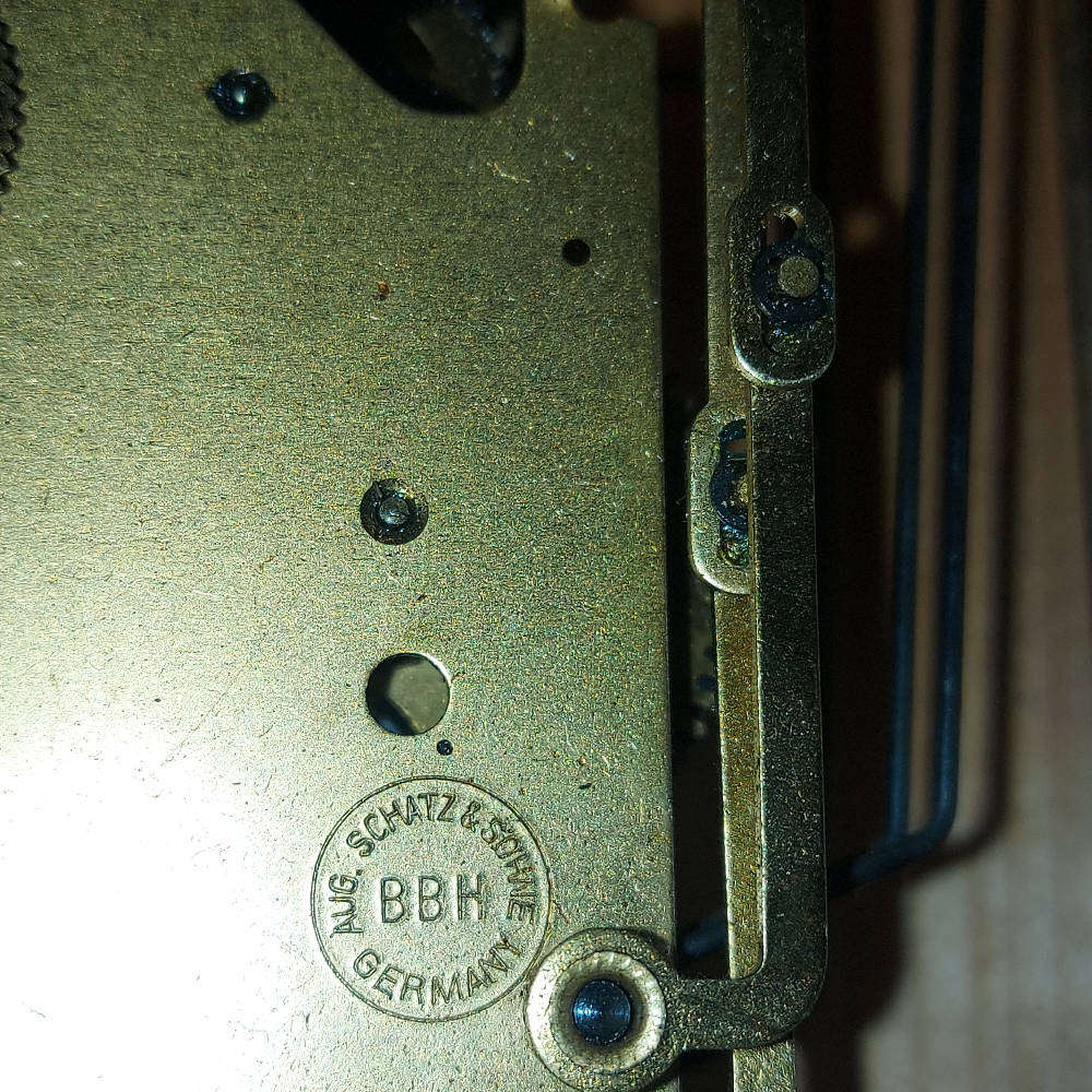 Vintage WALL Clock SCHATZ & SOHNE