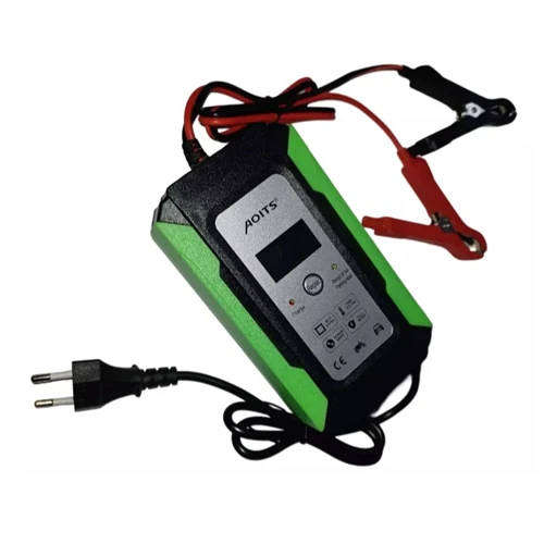 12V 10A Intelligent Pulse Battery Charger with LCD Display AOITS IT-102