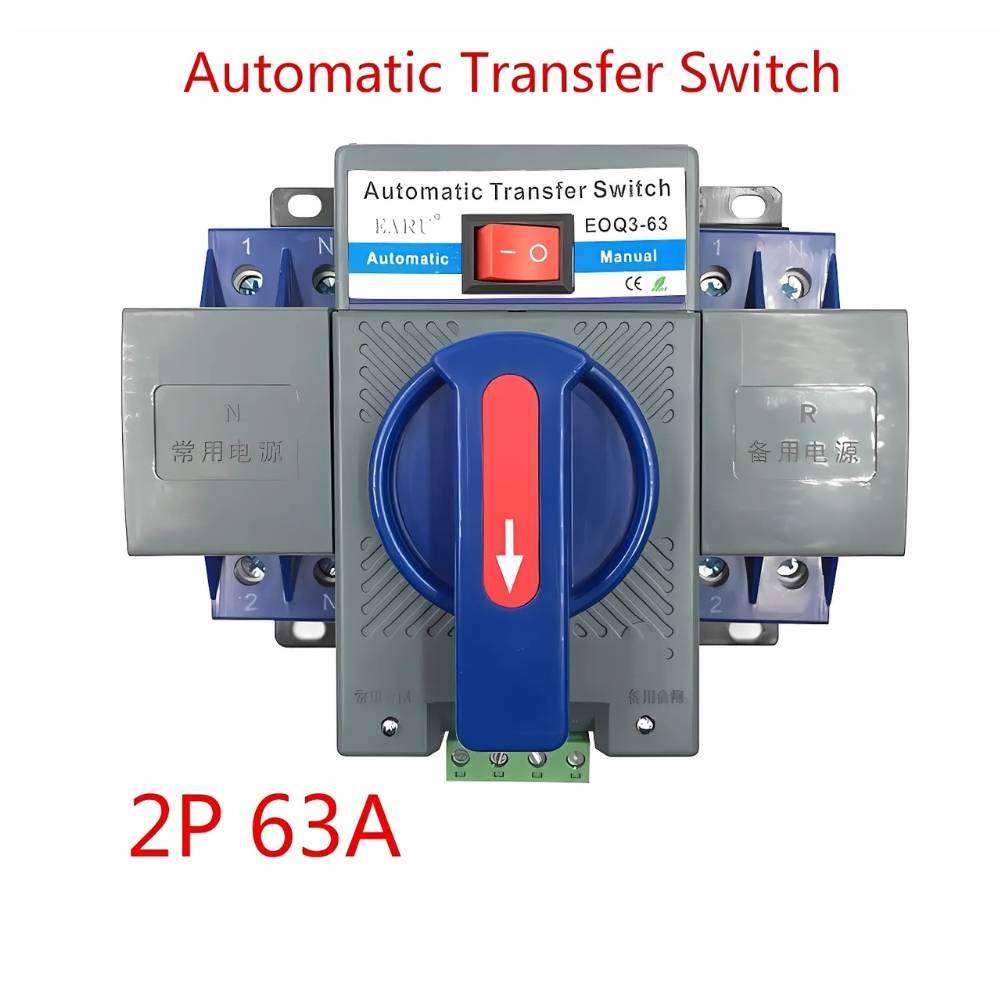 Automatic Transfer Switch 2P 63A 220V