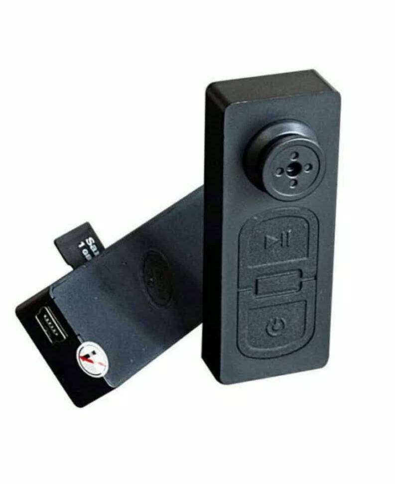 Mini Spy Hidden Button Camera S918 with SD Card Support Upto 16 GB