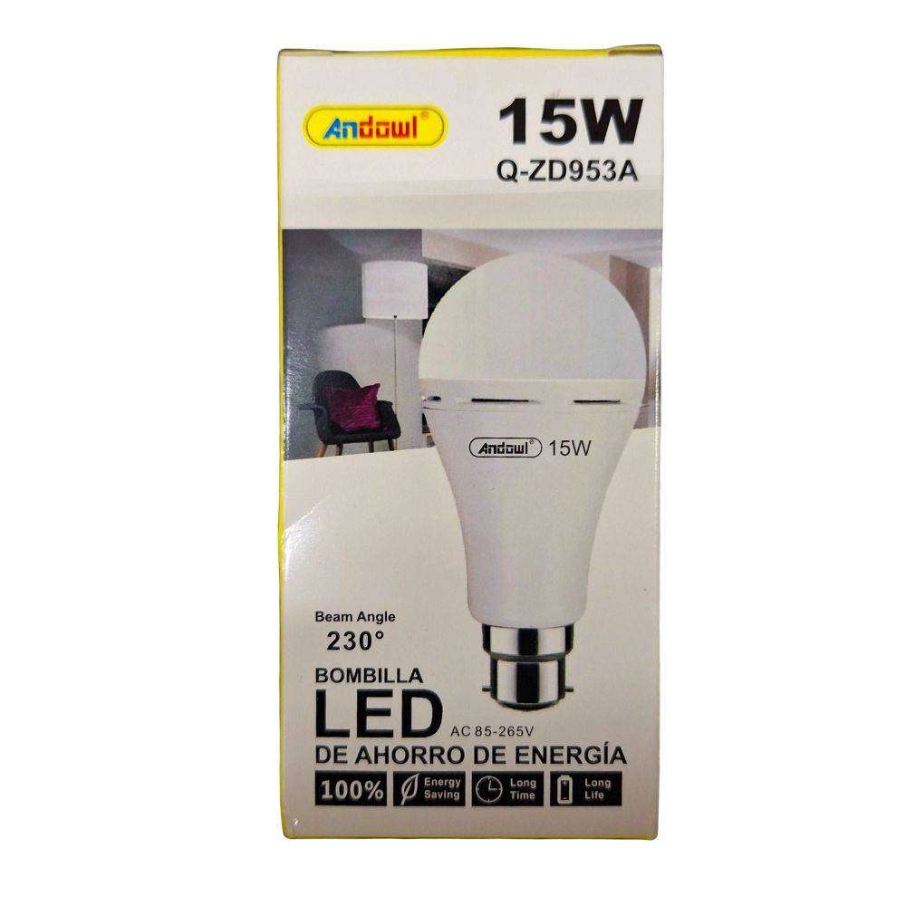 15w Rechargable B22 LED Light Bulb