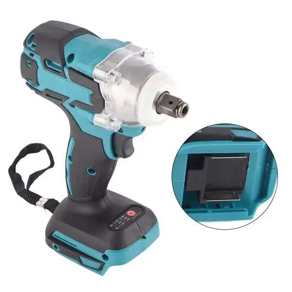Cordless Rechargeable Impact Wrench With Battery Pack