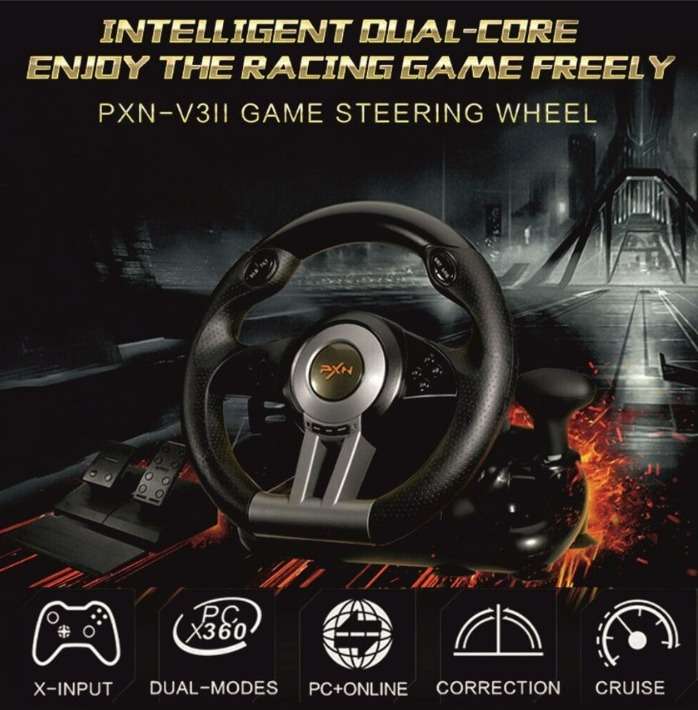 PXN - V3 Pro/V3II Racing Game Steering Wheel