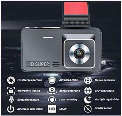 Dual Lens Dash DVR Cam