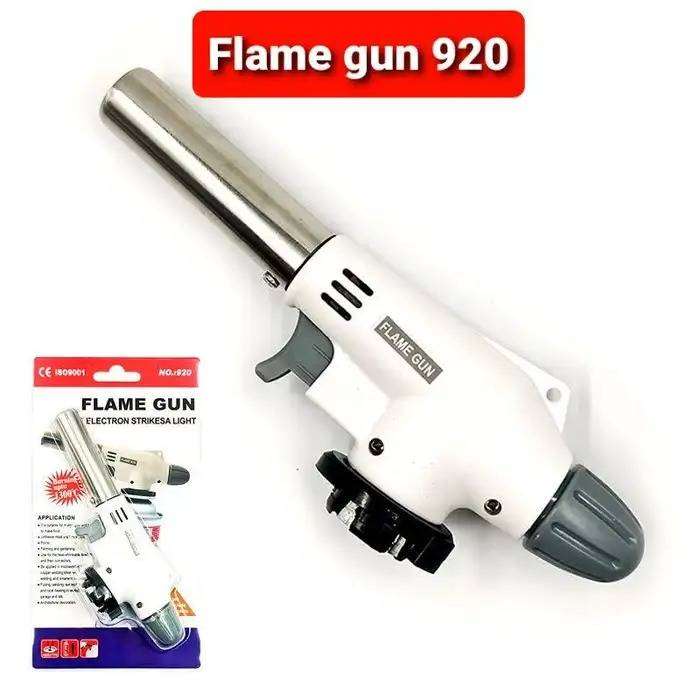 Multipurpose Flame Gun Butane Burner Welding Fire Maker Camping Gas Torch