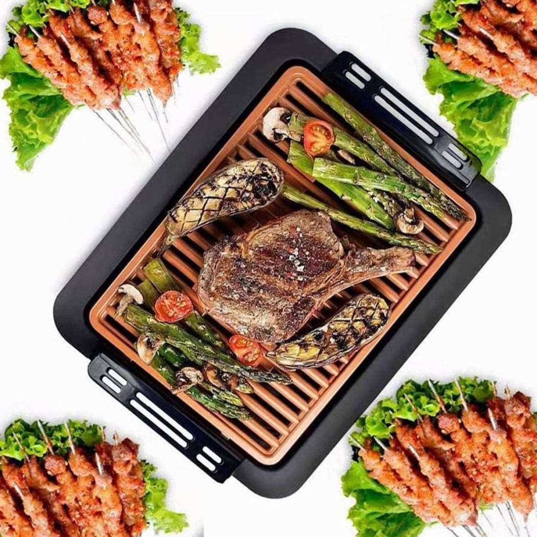 Non Stick Electric Griller - Large