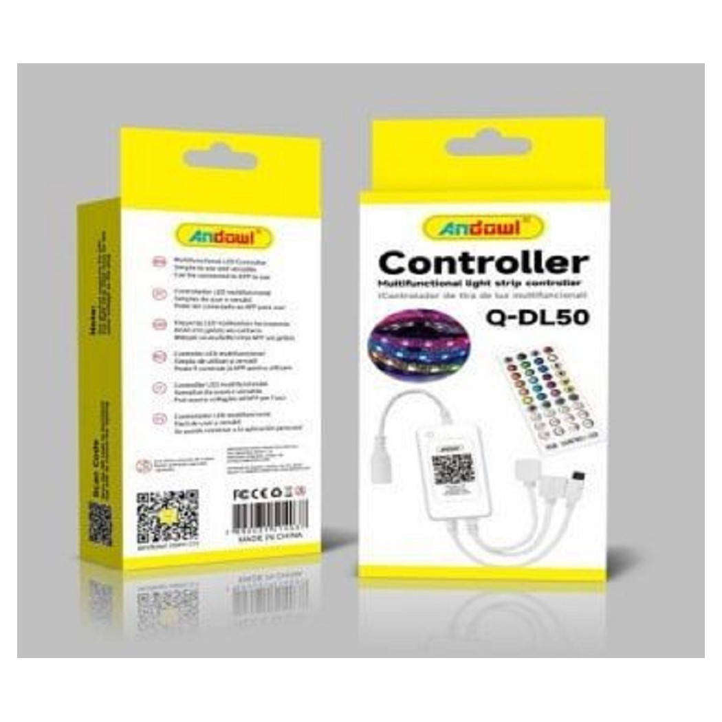 WIRELESS WI-FI CONTROLLER WITH REMOTE CONTROL FOR RGB LED STRIP 12V  Q-DL50