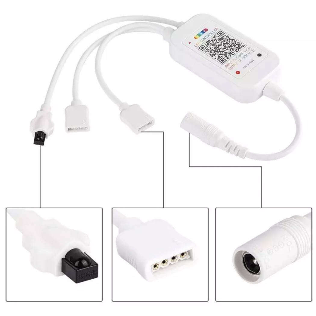 WIRELESS WI-FI CONTROLLER WITH REMOTE CONTROL FOR RGB LED STRIP 12V  Q-DL50